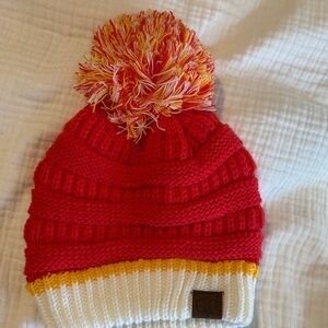 CC red beanie hat never worn